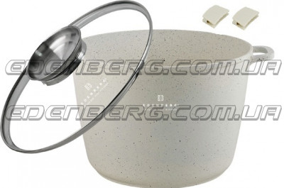 EB-3962 Глибока каструля зі скляною кришкою, 6,2 л (24 x 16,5 см)	