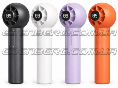 NF-9762 Портативний ручний акумуляторний вентилятор із USB-зарядкою та LCD-дисплеєм