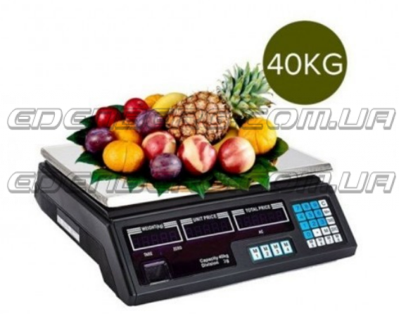 GA-410 Злектроные Весы 50 Кг. 4 Вольт.