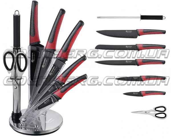 EB-952 Ножів Набір 8 Предметів З Обертовою Акриловою Підставкокою
