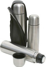 EB-3501 Вакуумний Термос З Нержавіючої Сталі З Чохлом 350 Мл.