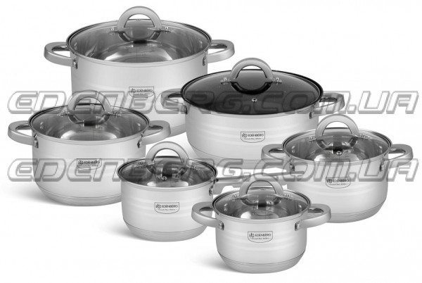 EB-4013 Набір Кухонного Посуду 12 Предметів