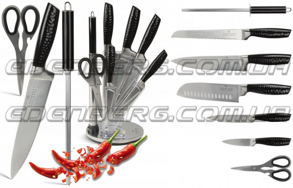 EB-971 Ножів Набір 8 Предметів З Обертається Підставка