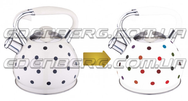 EB-1908 Чайник Зі Свистком 3,0 Лтр.