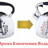 EB-1945 Чайника Металл Свистящие 3.0 Литр.