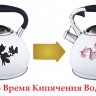 EB-1945 Чайника Металл Свистящие 3.0 Литр.