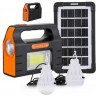 EB-91020 (JA-2007) Сонячна Станція 3в1 На 5000мач, Ліхтар-Світильник З Powerbank + Сонячна Панель + 2 Лампочки