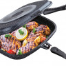 EB-8138 Двухсторонняя гриль-сковорода 32×25х4,8 см