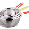 EB-18083 Дуршлаг-сито из нержавеющей стали с длинной ручкой 22x9,5 см