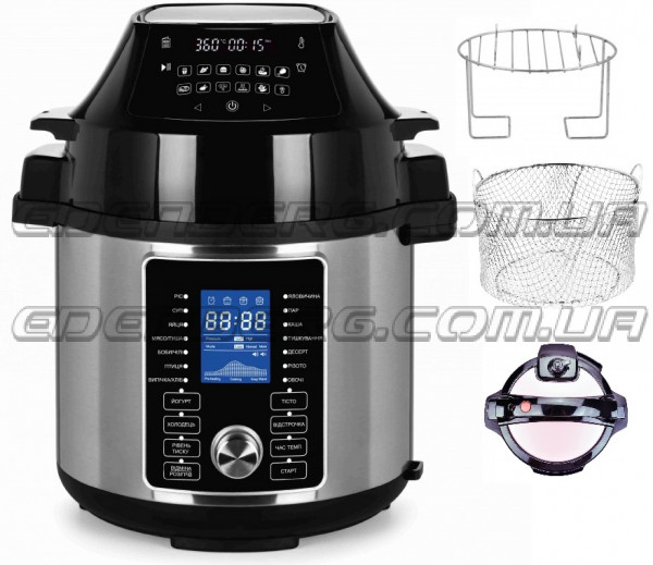 MS-7728  Мультиварка-Скороварка -Фритюрница, 29 Программ