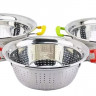 EB-18088 Дуршлаг-сито из нержавеющей стали с боковыми ручками 20x9,5 см