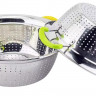 EB-18088 Дуршлаг-сито из нержавеющей стали с боковыми ручками 20x9,5 см