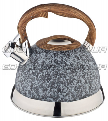 EB-1986 Чайника Металл Свистящие 3.0 Литр. Мраморный Корпус