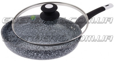 EB-9162 Сковорода З Кришкою Гранітне Покриття 16 см.