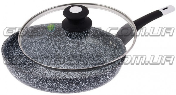 EB-9162 Сковорода З Кришкою Гранітне Покриття 16 см.