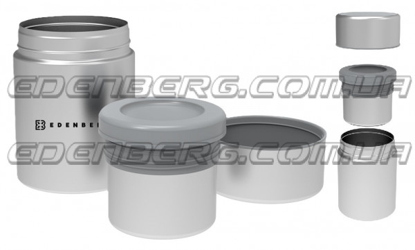 EB-3521 Термос Ваккумний Харчовий 700 Мл. Нержавіючої Сталі 