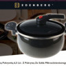 EB-12620 Эмалированная кастрюля с крышкой микродавление 6.5 л.