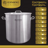 EB-3774 Кастрюля высокая из нержавеющей стали с металлической крышкой 25 л.