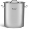 EB-3771 Кастрюля высокая из нержавеющей стали с металлической крышкой 10 л.