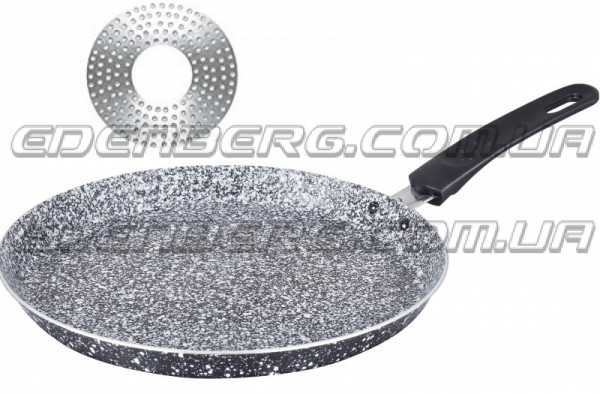 EB-3398 Сковорода для блинов с гранитным покрытием и индукционным дном 22 см