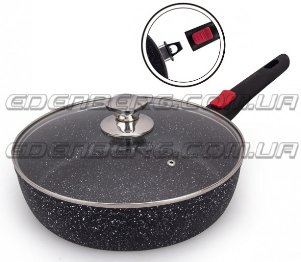 EB-14142 Сковорода Глибока 26 см. (3,1 Лтр.) Знімна Ручка