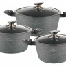 EB-7428 Посуды Набор Кухонной, 8 Предметов 2.6/4.4/6.3 Лтр.