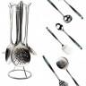 EB-3603 Набор кухонных принадлежностей из нержавеющей стали, 7 предметов