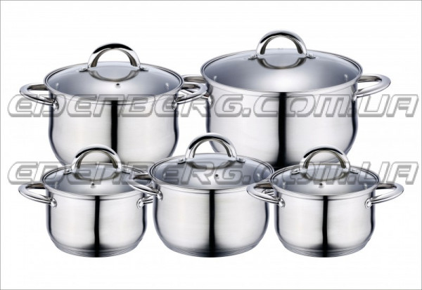 EB-4004 Посуды Набор Кухонной, 5 Предметов 2.0/2.0/3.0/4.0/6.50 Лтр.