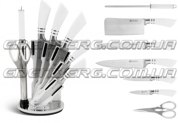 EB-906 Набір Ножів 8 Предметів З Обертовою Акриловою Підставкокою