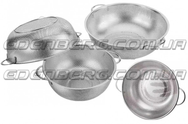 EB-18226 Дуршлаг-сито из нержавеющей стали с двумя боковыми ручками 16 см