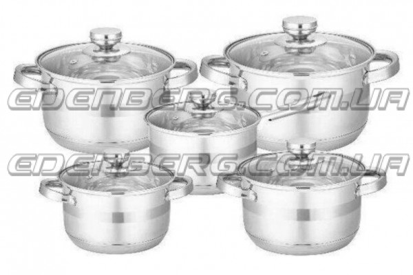EB-3709 Набір Кухонного Посуду 10 Предметів