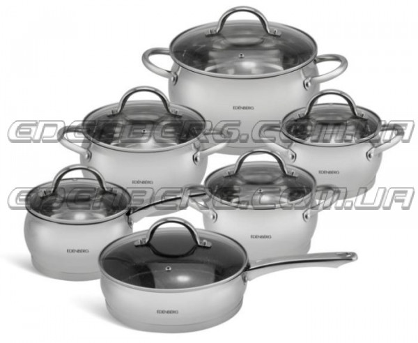 EB-4052 Набір Кухонного Посуду 12 Предметів 