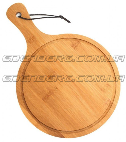 FRU-783 Бамбуковая доска для подачи пиццы и сервировки (50x35 см)