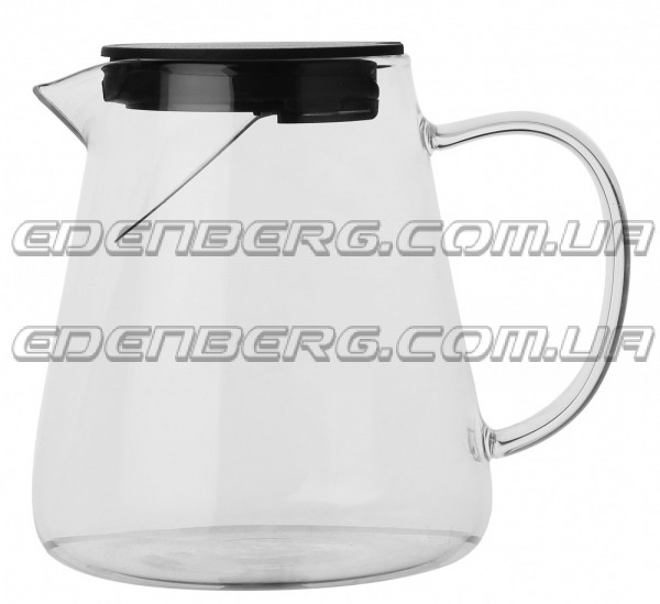 EB-19043 Стильный Стеклянный Чайник-Заварник 950 Мл. Термостойкие До 500°