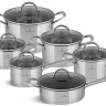 EB-7701 Посуды Набор Кухонной 6 Предметов 1.9/1.9/2.7/3.6/6.5/3.4 Лтр.
