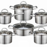 EB-7701 Посуды Набор Кухонной 6 Предметов 1.9/1.9/2.7/3.6/6.5/3.4 Лтр.