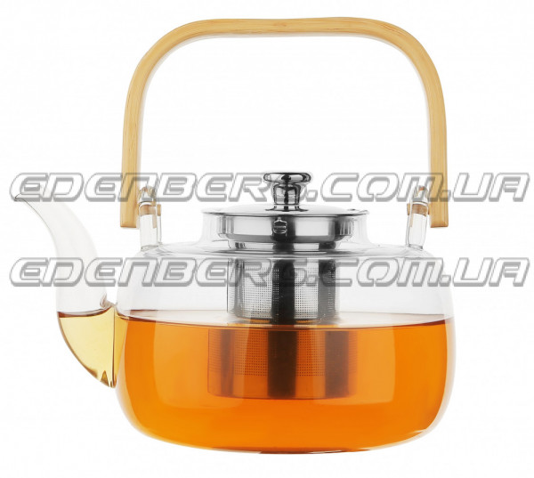 EB-19051 Стильный Стеклянный Чайник-Заварник 800 Мл. Термостойкие До 500°
