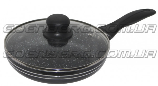 EB-764 Сковорода З Кришкою Мармурове Покриття 20 см.