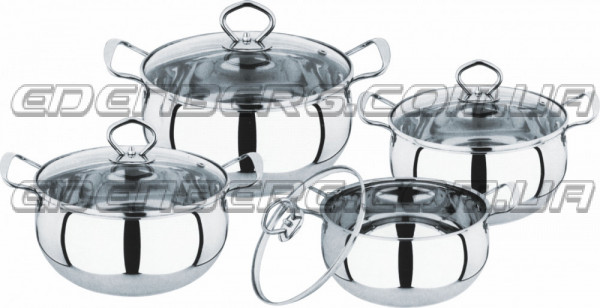 EB-3704 Набір Кухонного Посуду 8 Предметів 