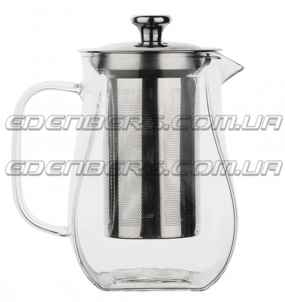 EB-19057 Стильный Стеклянный Чайник-Заварник 900 Мл. Термостойкие До 500°