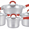 EB-2408 Посуды Набор Кухонной, 4 Предметов 1.9/2.7/3.6/2.9 Лтр.