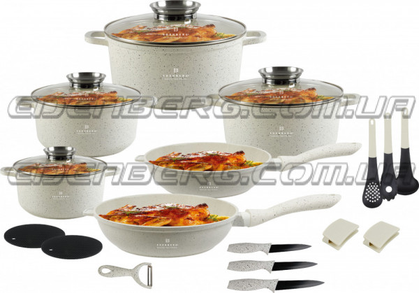 EB-8185 Набір Кухонного Посуду 21 Предметів