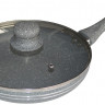 EB-786 Сковорода С Крышкой, Мраморное Покрытие 24 см.