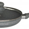 EB-787 Сковорода С Крышкой, Мраморное Покрытие 26 см.