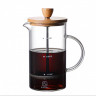 EB-330 Френч-прес 600 мл. Колба із жароміцного скла, кришка бамбук