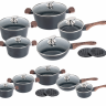 EB-5651 Посуды Набор Кухонной 12 Предметов-Чеканной- Литой Алюминий