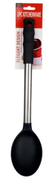 FRU-500 Ложка кухонная пластиковая с ручкой из нержавеющей стали