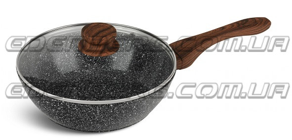EB-5662 Глубокая Сковорода Гранитное Покрытие 24x7.0 см., (2.1 Лтр.)