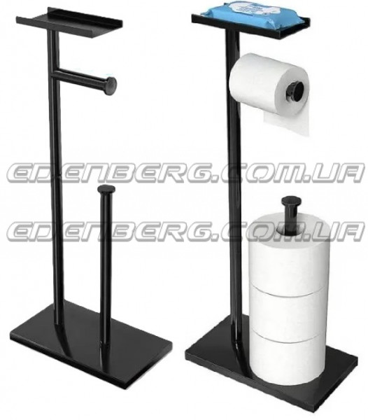 EB-18710 Підставка Тримач Туалетного Паперу Металева 19x17x73 см.