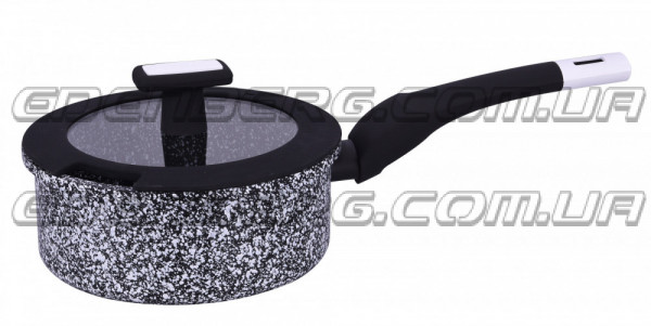 EB-3327 Ковшик из литого алюминия со стеклянной крышкой 1,3л